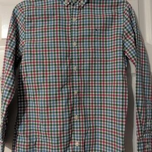 Vineyard Vines Kids Multicolor Plaid Button Down Shirt